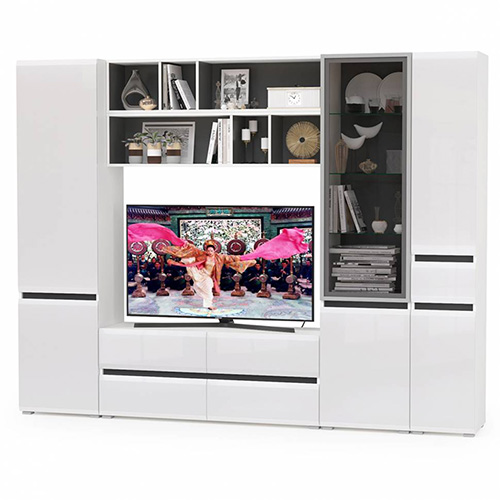 Стенки в гостиную в современном стиле