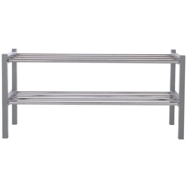 Обувница Атлас серый