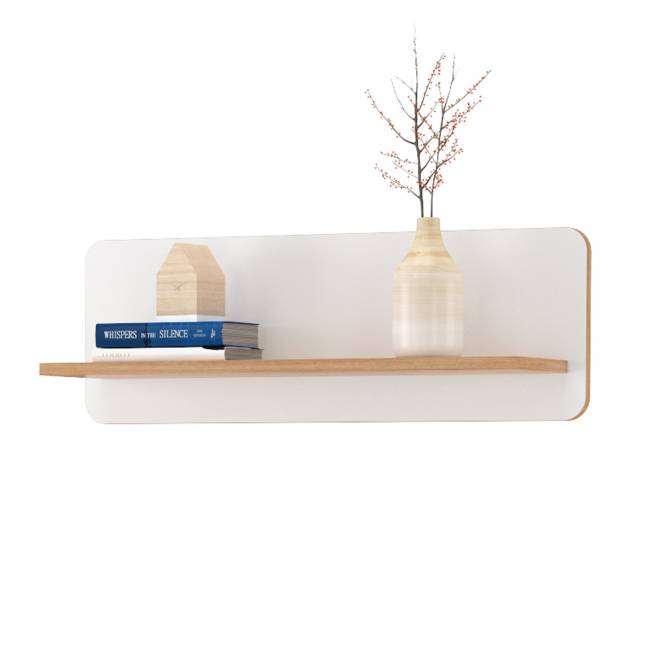 Стол компьютерный Вуди с навесной полкой и два пенала цвет белый премиум/дуб крафт золотой Стол компьютерный Вуди с навесной полкой и два пенала цвет белый премиум/дуб крафт золотой