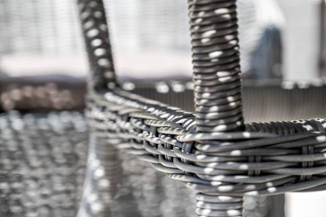 "Айриш" стол плетеный из искусственного ротанга, цвет графит "Айриш" стол плетеный из искусственного ротанга, цвет графит