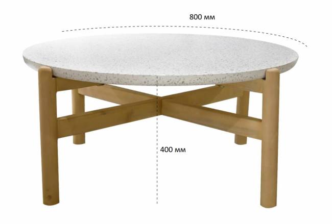 Комплект деревянной плетеной мебели Talara бежевый, лен
