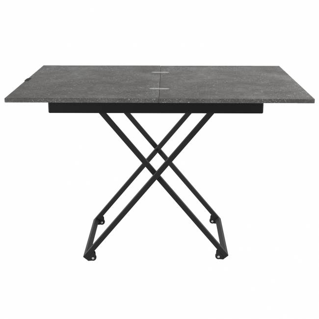 Стол универсальный трансформируемый АНДРЭ Loft ЛДСП терраццо/чёрный Стол универсальный трансформируемый АНДРЭ Loft ЛДСП терраццо/чёрный