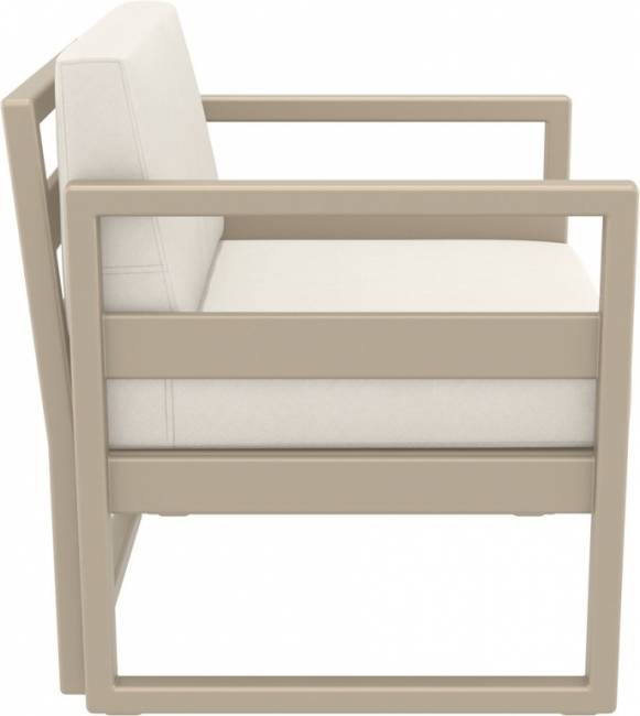 Комплект пластиковой мебели Mykonos XL бежевый, бежевый Комплект пластиковой мебели Mykonos XL бежевый, бежевый