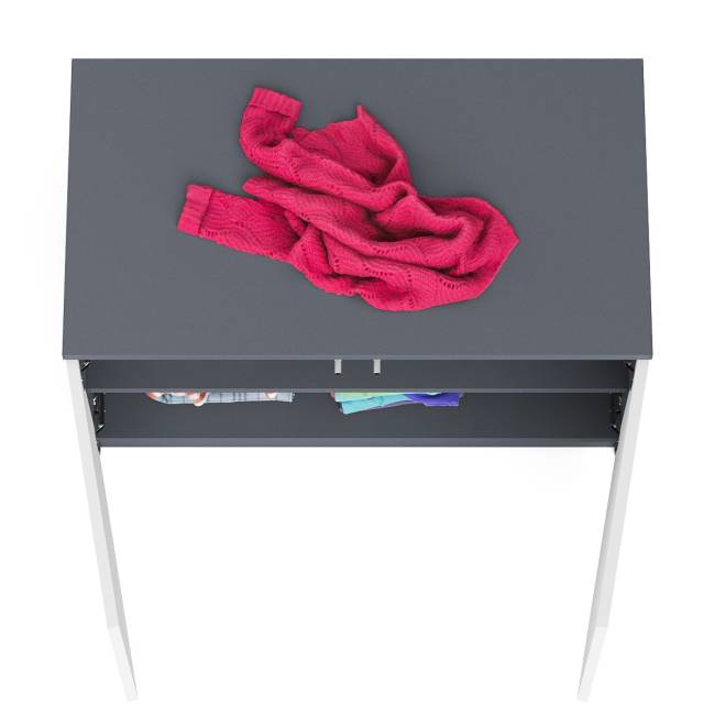 Тумба/антресоль Мори МА900.1 цвет графит/белый