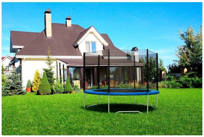 Батут 5FT 1,52 м с защитной сеткой, синий Батут 5FT 1,52 м с защитной сеткой, синий