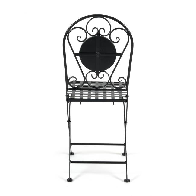 Стул Secret de Maison VICENZA (mod. PL08-7451RV) металл, 36*35*91 см, черный /плитка "калейдоскоп" (Комплект из 2 шт.) черный металл
