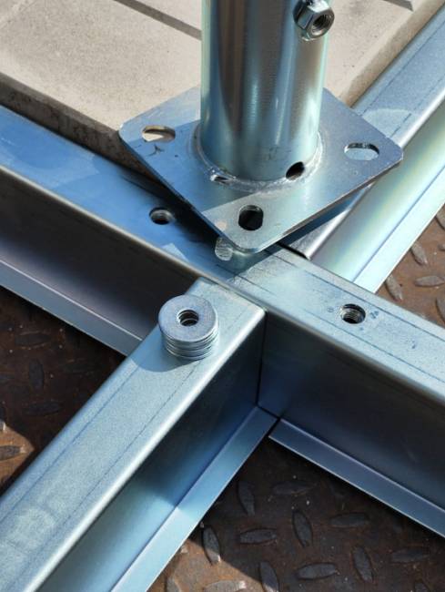 База утяжелительная для зонта BQ8080ZS стальной 850х850 мм