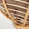 Кресло PAPASAN ECO/ПАПАСАН ЭКО P115-1/SP STD /c подушкой, ремешками/ Natural (натуральный), экошерсть Коричневый, 1811-5 Natural (натуральный)