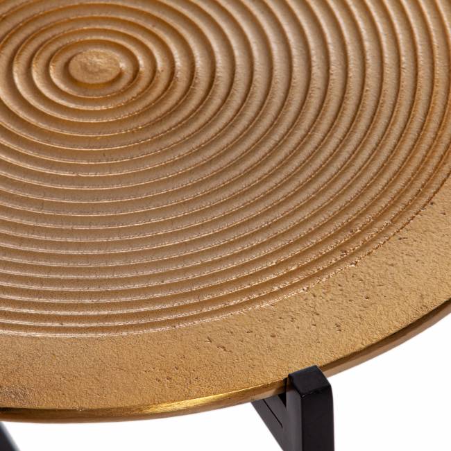 Столик кофейный Secret De Maison BLOOM ( mod. 11873-B ) алюминиевый сплав, 46*46*51 см, черный/античная медь Столик кофейный Secret De Maison BLOOM ( mod. 11873-B ) алюминиевый сплав, 46*46*51 см, черный/античная медь