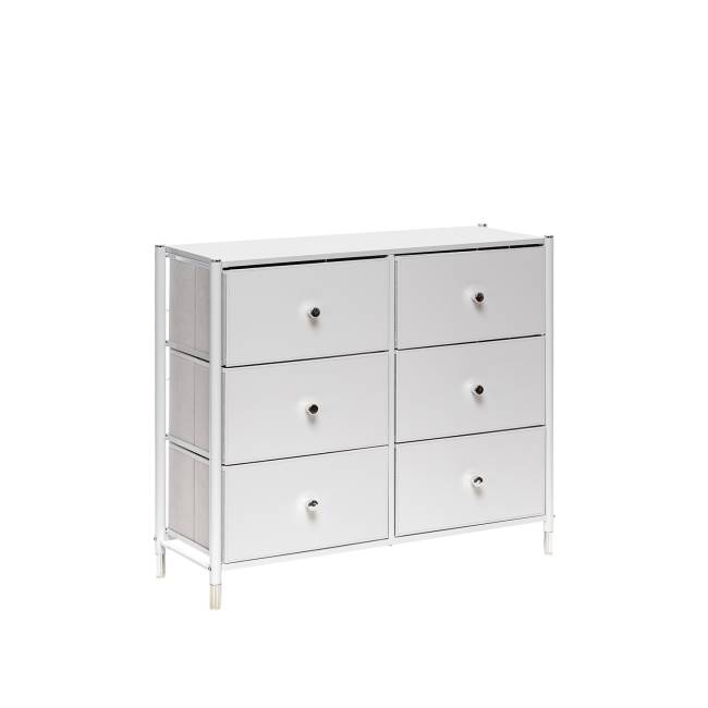 Комод Leset Хайди 6 ящиков Белый Белый