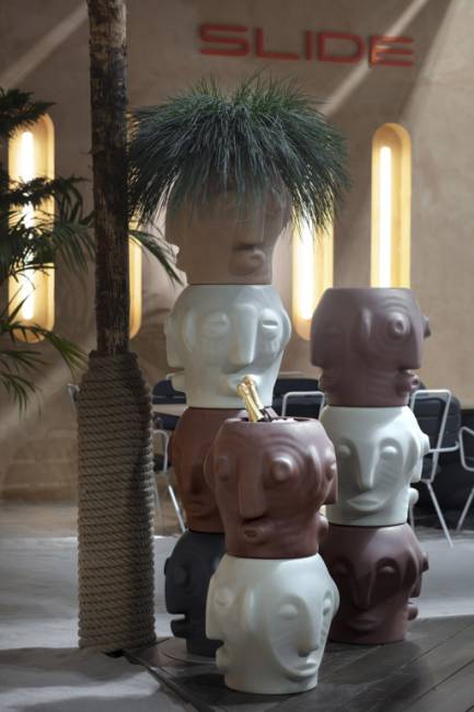 Кашпо из биопластика Threebu Pot Special пустыня Намибии 450х450х450 мм