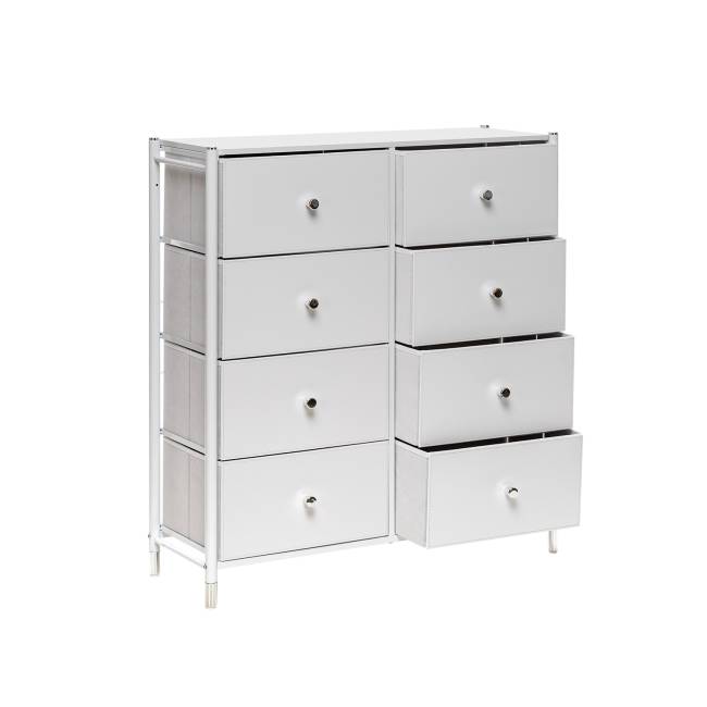 Комод Leset Хайди 8 ящиков Белый Белый