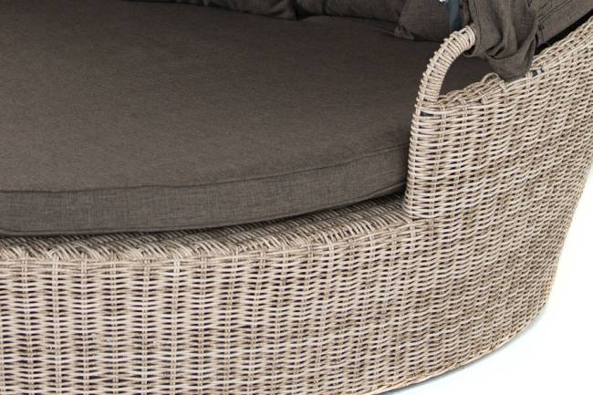 "Стильяно" плетеная кровать круглая, цвет бежевый "Стильяно" плетеная кровать круглая, цвет бежевый