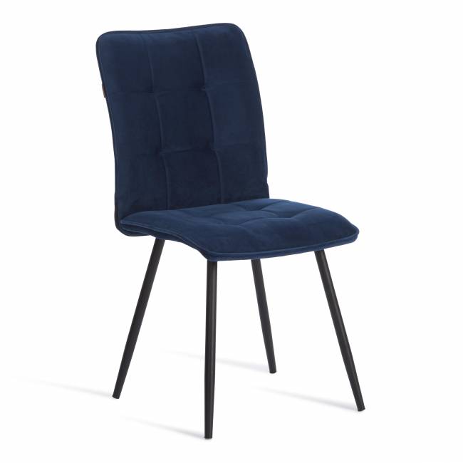 Стул обеденный Bari велюр, 46х55х89, Blue (синий) Blue (синий) велюр