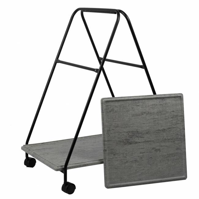 Стол сервировочный Милн черный/серый шпат