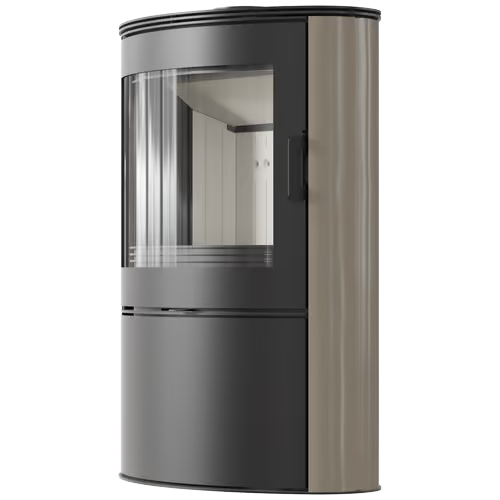 Печь дровяная KOZA/AB/S/2/KAFEL/KREM, кафель кремовый