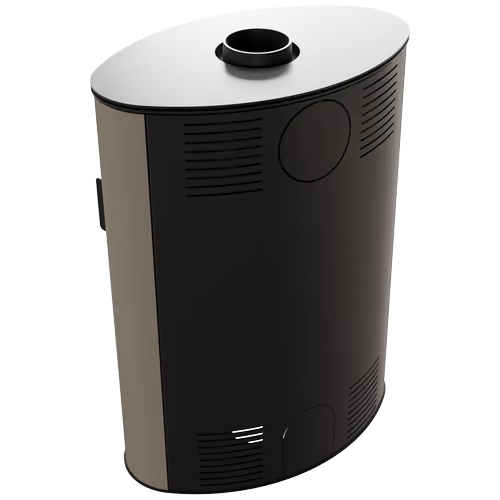 Печь дровяная KOZA/AB/S/2/KAFEL/KREM, кафель кремовый