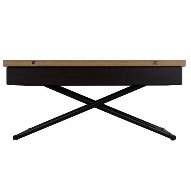 Стол-трансформер Лерон дуб крафт золотой/черный