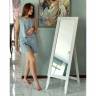 Зеркало напольное BeautyStyle 2 белый 137 см х 42 см
