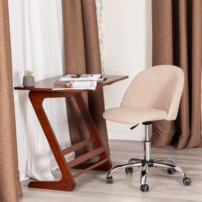 Кресло MELODY флок , бежевый, 7 бежевый флок