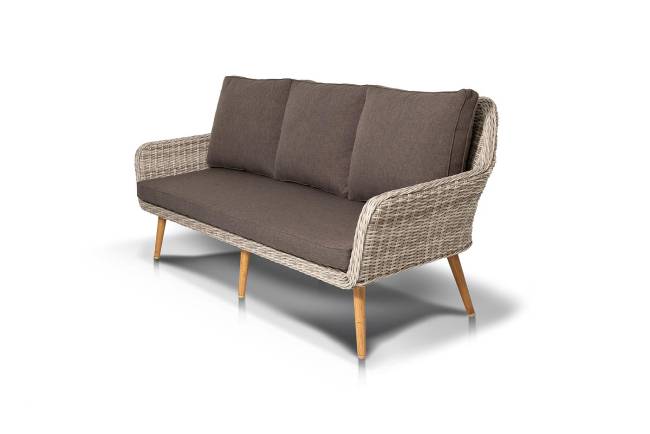 "Прованс" лаунж-зона плетеная из искусственного ротанга, цвет бежевый "Прованс" лаунж-зона плетеная из искусственного ротанга, цвет бежевый