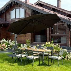 Зонт SKY BLACK круглый