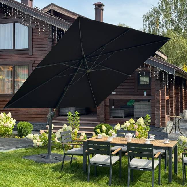 Зонт SKY BLACK квадратный