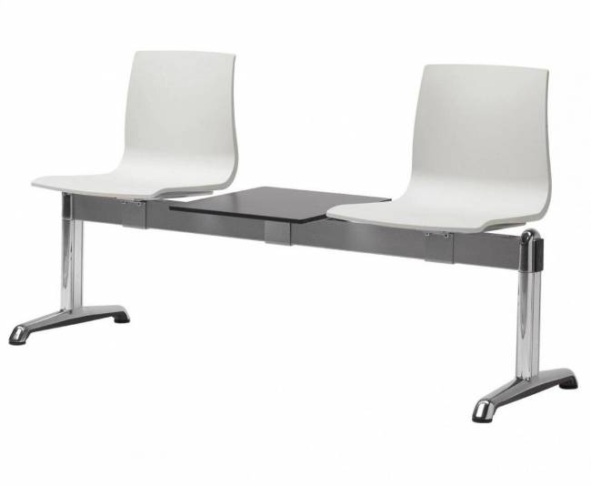 Система с двумя сиденьями и столиком Alice Bench лен 1520х520х820 мм Система с двумя сиденьями и столиком Alice Bench лен 1520х520х820 мм