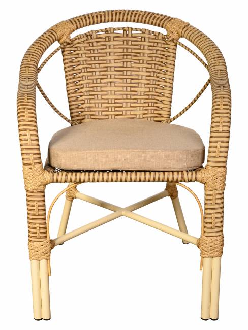 Кресло Bali (Бали) из искусственного ротанга, слоновая кость Кресло Bali (Бали) из искусственного ротанга, слоновая кость
