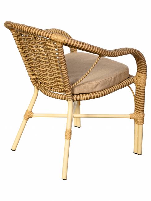 Кресло Bali (Бали) из искусственного ротанга, слоновая кость Кресло Bali (Бали) из искусственного ротанга, слоновая кость