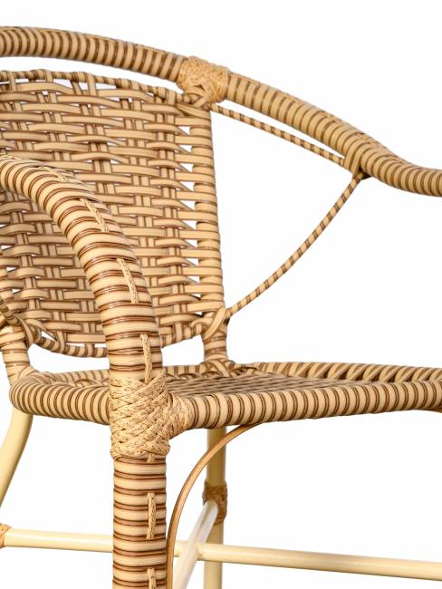 Кресло Bali (Бали) из искусственного ротанга, слоновая кость Кресло Bali (Бали) из искусственного ротанга, слоновая кость