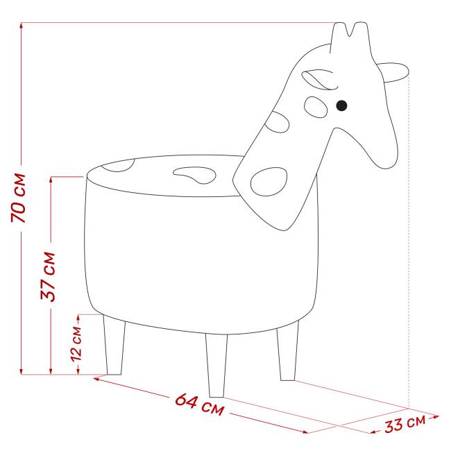 Пуф Leset Giraffe COMBI Baddy 20, компаньон Omega 22 Бук Пуф Leset Giraffe COMBI Baddy 20, компаньон Omega 22 Бук