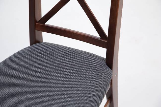 Стул Ингольф ПМ орех/графит Стул Ингольф ПМ орех/графит