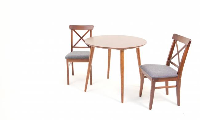 Стул Ингольф ПМ орех/графит Стул Ингольф ПМ орех/графит