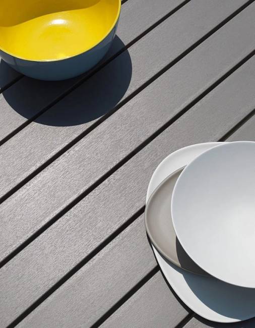 Стол пластиковый раздвижной Alloro 210 Extensible тортора 2100-2800х730х1000 мм