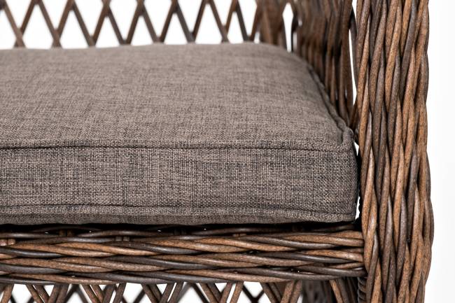 "Эспрессо - 80 L" обеденная группа плетеная, цвет коричневый