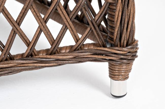 "Эспрессо - 80 L" обеденная группа плетеная, цвет коричневый