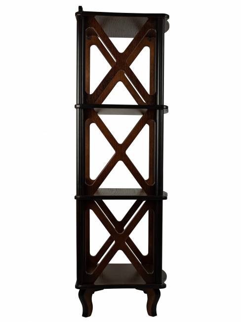 Этажерка-стеллаж Джульетта 3 уровня, орех Л Этажерка-стеллаж Джульетта 3 уровня, орех Л