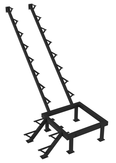 Каркас к лестнице ЛЕС-05 универсальной (поворот 90 градусов) 2760 проем 1425-2804, Белый Каркас к лестнице ЛЕС-05 универсальной (поворот 90 градусов) 2760 проем 1425-2804, Белый