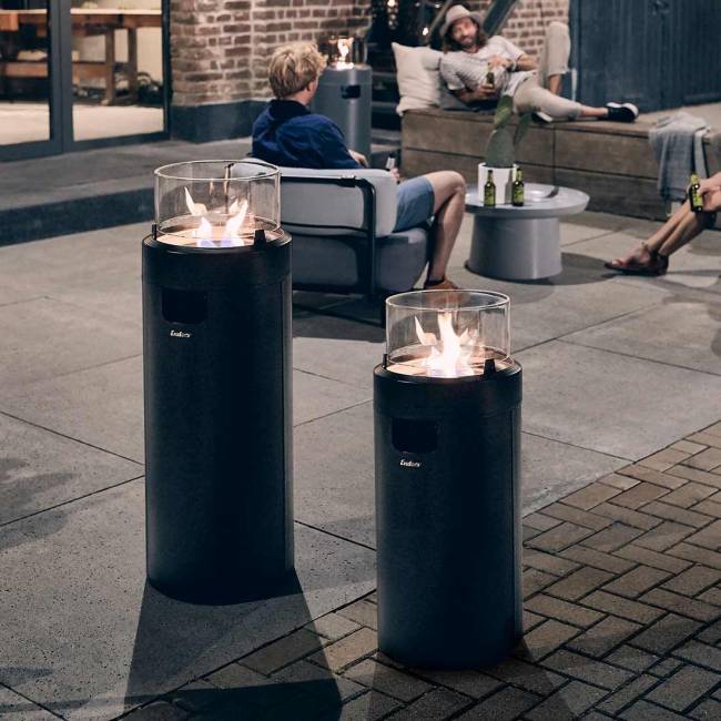 Уличный газовый обогреватель ENDERS NOVA LED M серый