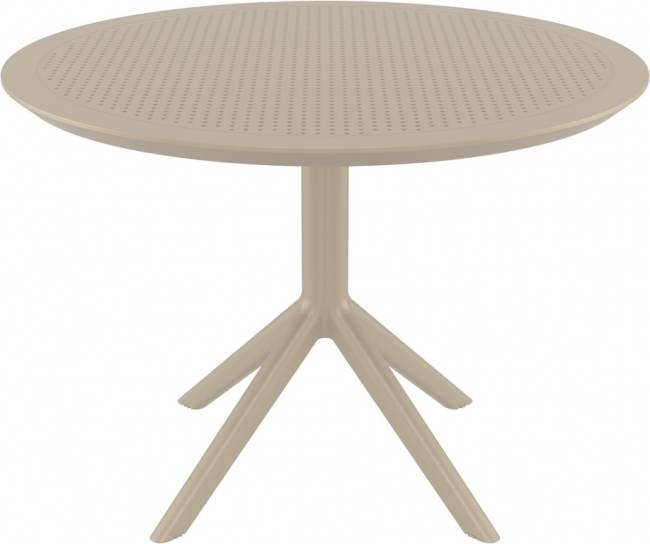 Стол пластиковый Sky Table Ø105 бежевый Ø1050х740 мм