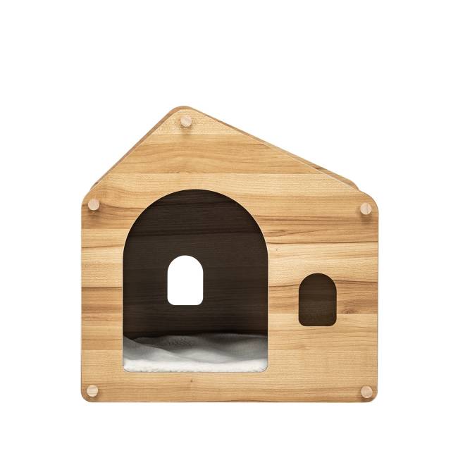 Домик для животных Leset Флёр Натуральное дерево Бежевый Домик для животных Leset Флёр Натуральное дерево Бежевый