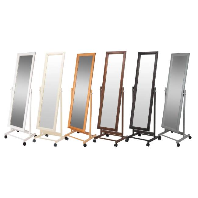 Зеркало напольное BeautyStyle 27 белый 135 см х 42,5 см