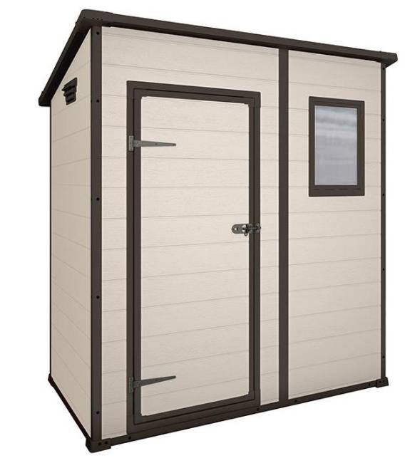 Сарай "Манор Пент 6x4" (размеры 175 x 103 см), бежевый