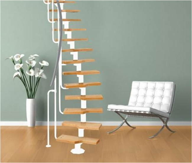 Модульная лестница Mini Г-образная