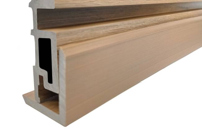 Вертикальная стеновая панель ДПК NauticPrime Line Co-Extrusion 219*26*4000мм, цвет Тик Вертикальная стеновая панель ДПК NauticPrime Line Co-Extrusion 219*26*4000мм, цвет Тик