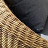 "Барселона" лаунж-зона из искусственного ротанга, цвет соломенный