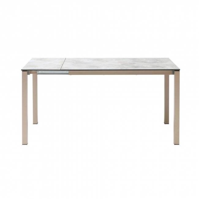 Стол ламинированный раздвижной Pranzo Extendable тортора, каменный 1200-1600-2000х790х750 мм