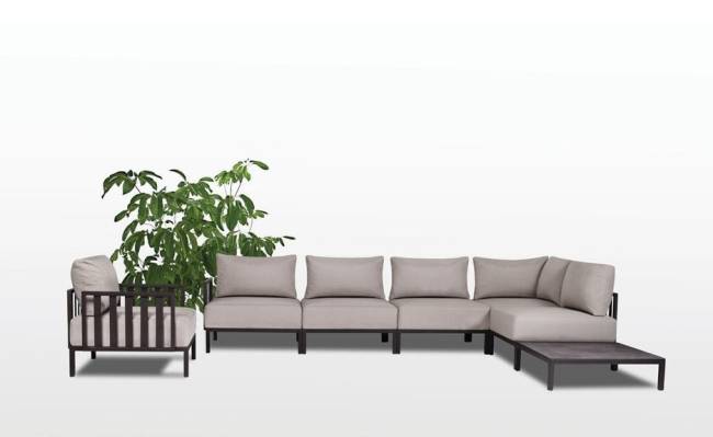 Диван модульный Slim Stripe 2960х740х687 мм