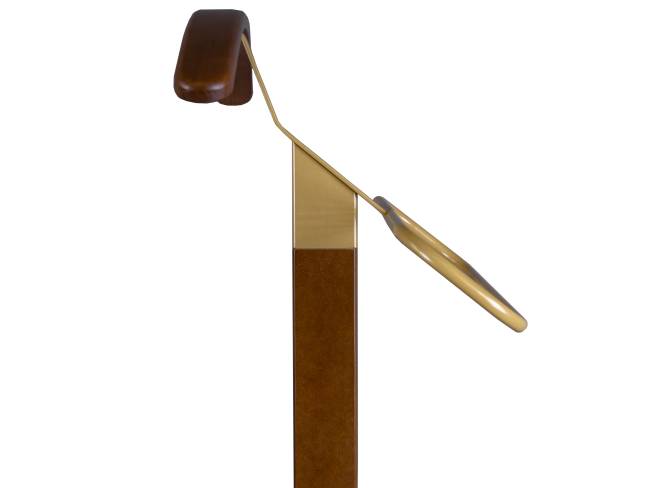 Вешалка костюмная ГАЛАНТ 341 золото/средне-коричневый